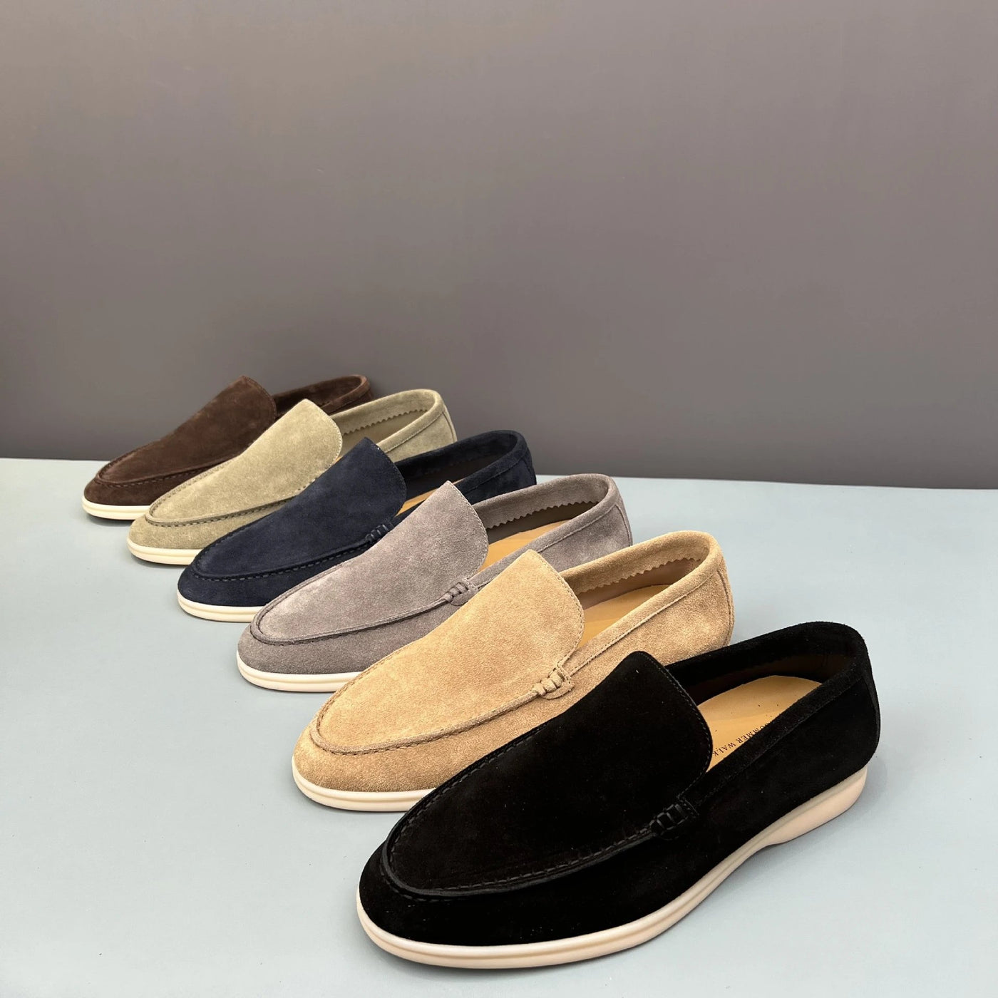 Suede Loafers