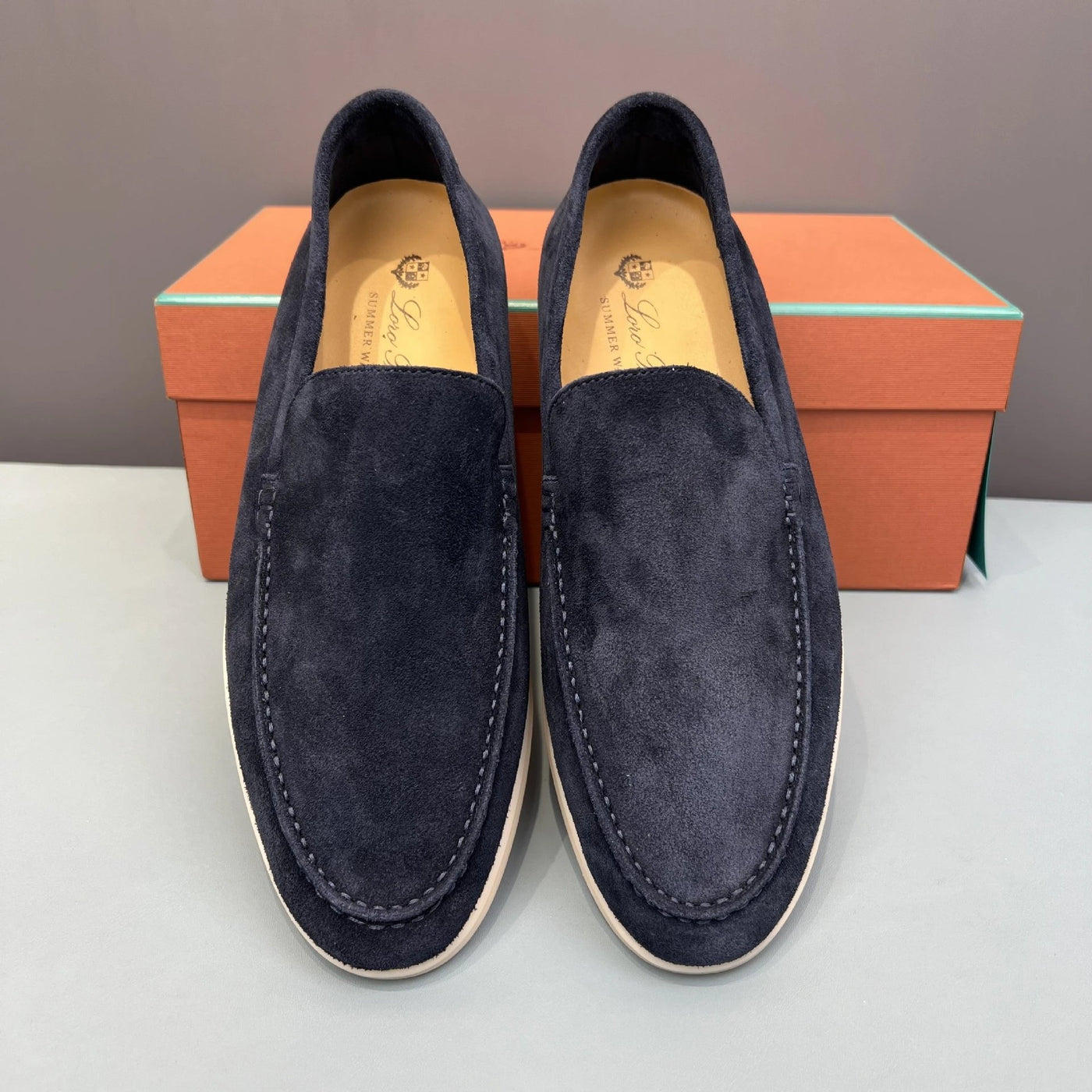 Suede Loafers