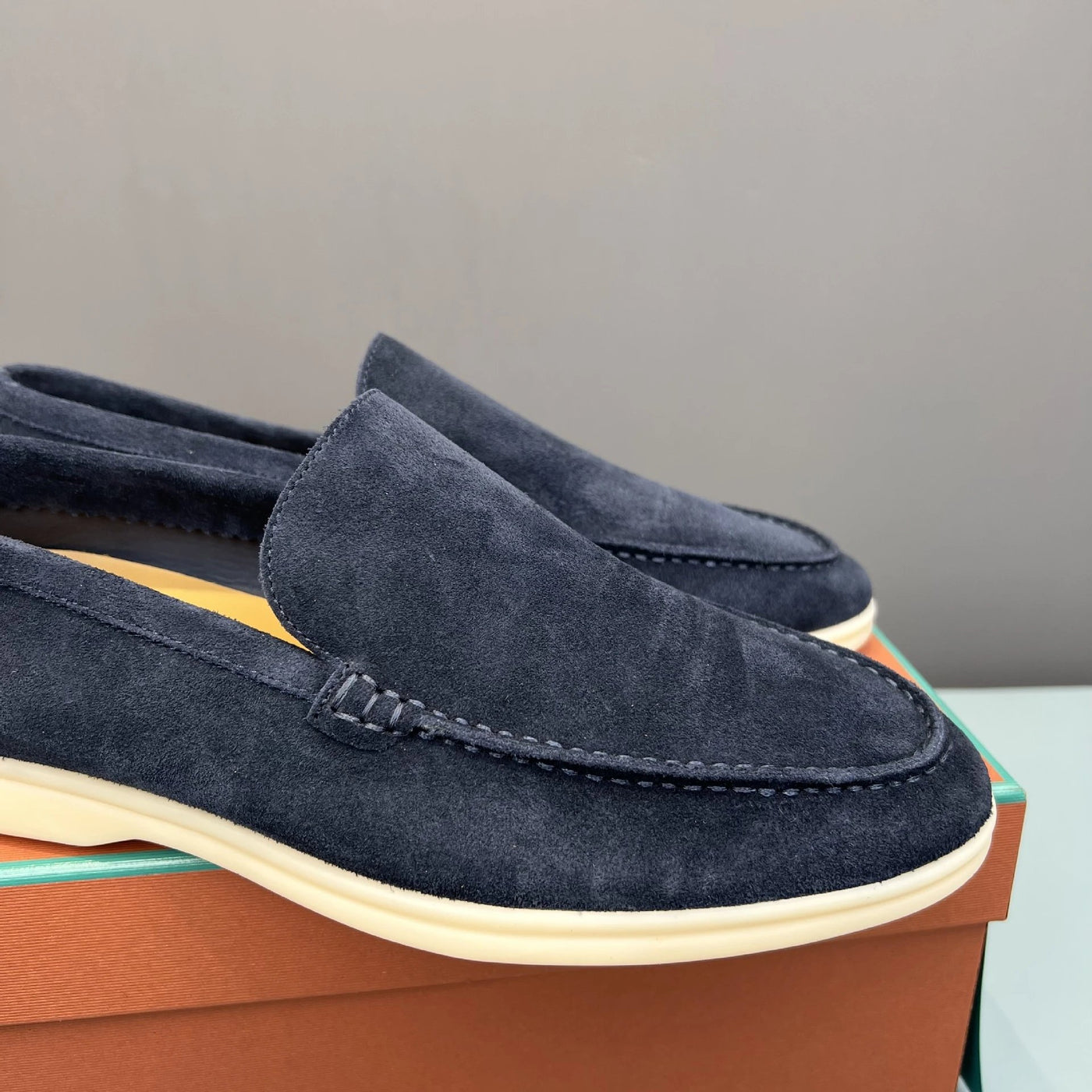 Suede Loafers