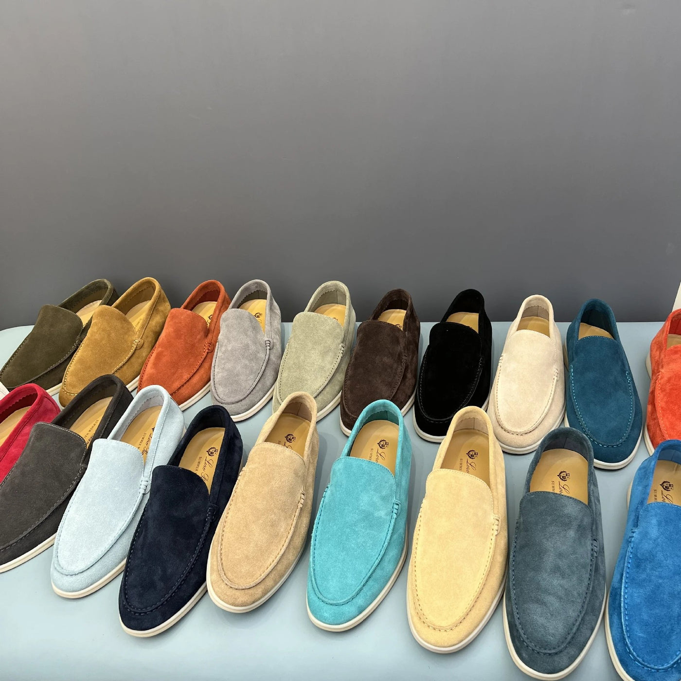 Suede Loafers